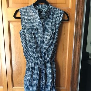 Chinese Collar Ann Taylor Safari Dress